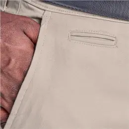 Mens Superb Stretch Chino Pants Stone Front Pocket